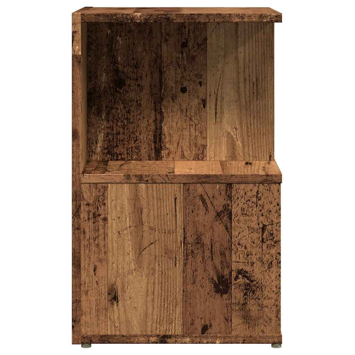 Noptiere 2 buc Lemn vechi 35x35x55 cm Lemn de prelucrare - WALTI WALTI