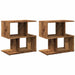 Noptiere, 2 buc., lemn vechi, 50x30x51,5 cm, PAL - WALTI WALTI