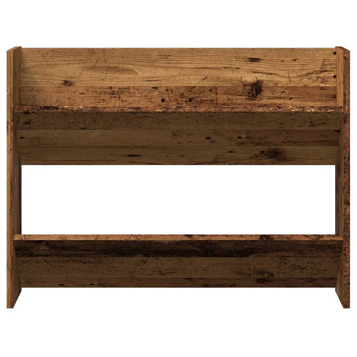 Pantofar de perete, lemn vechi, 80x18x60 cm, lemn prelucrat - WALTI WALTI