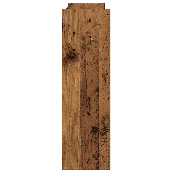 Pantofar de perete, lemn vechi, 80x18x60 cm, lemn prelucrat - WALTI WALTI