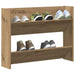 Pantofar perete, stejar artizanal, 80x18x60 cm, lemn prelucrat - WALTI WALTI