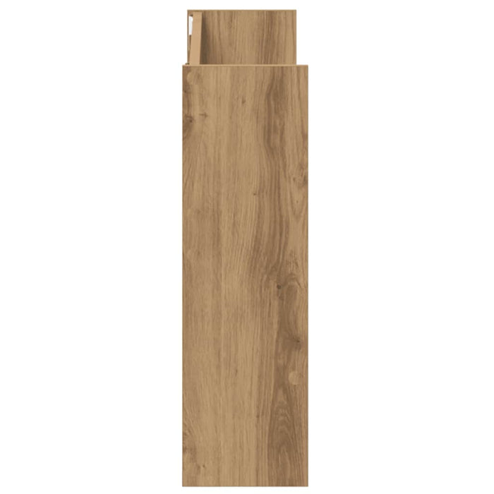 Pantofar perete, stejar artizanal, 80x18x60 cm, lemn prelucrat - WALTI WALTI