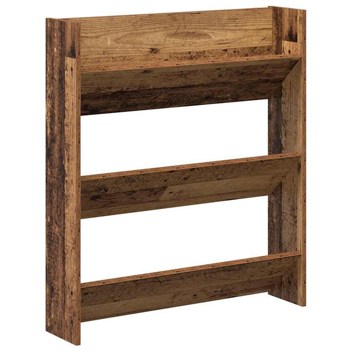 Pantofar de perete, lemn vechi, 80x18x90 cm, lemn prelucrat - WALTI WALTI