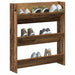 Pantofar de perete, lemn vechi, 80x18x90 cm, lemn prelucrat - WALTI WALTI