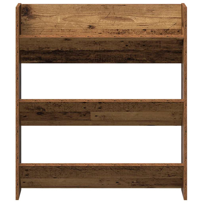 Pantofar de perete, lemn vechi, 80x18x90 cm, lemn prelucrat - WALTI WALTI
