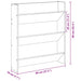 Pantofar de perete, lemn vechi, 80x18x90 cm, lemn prelucrat - WALTI WALTI