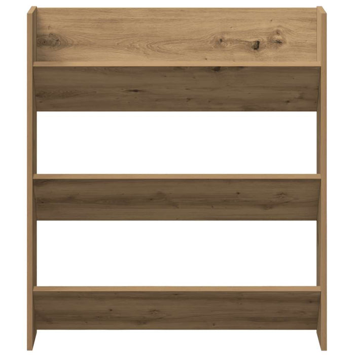 Pantofar perete, stejar artizanal, 80x18x90 cm, lemn prelucrat - WALTI WALTI