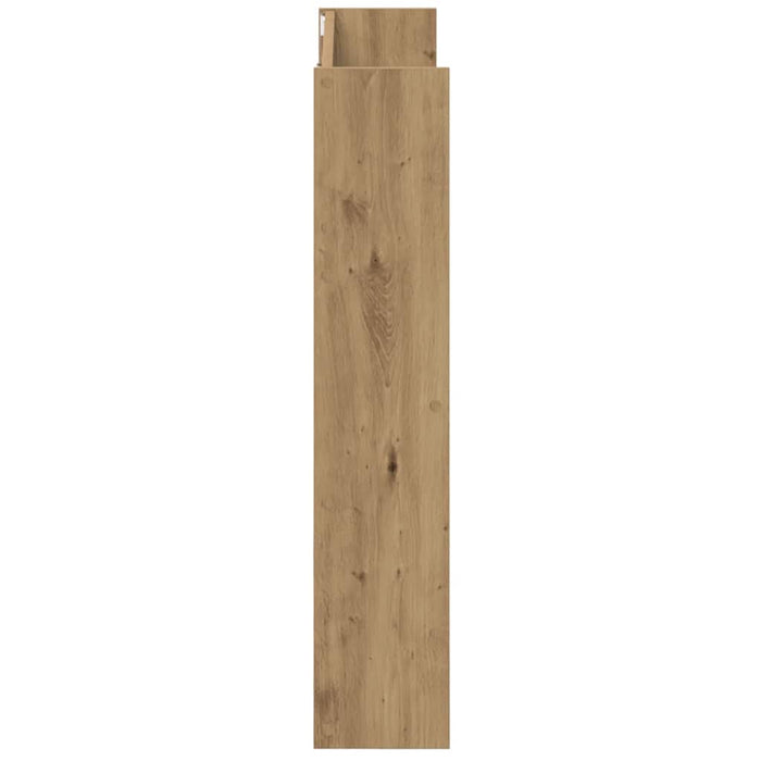 Pantofar perete, stejar artizanal, 80x18x90 cm, lemn prelucrat - WALTI WALTI