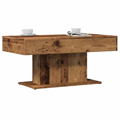 Masă de cafea din lemn vechi, 96x50x45 cm, lemn prelucrat - WALTI WALTI