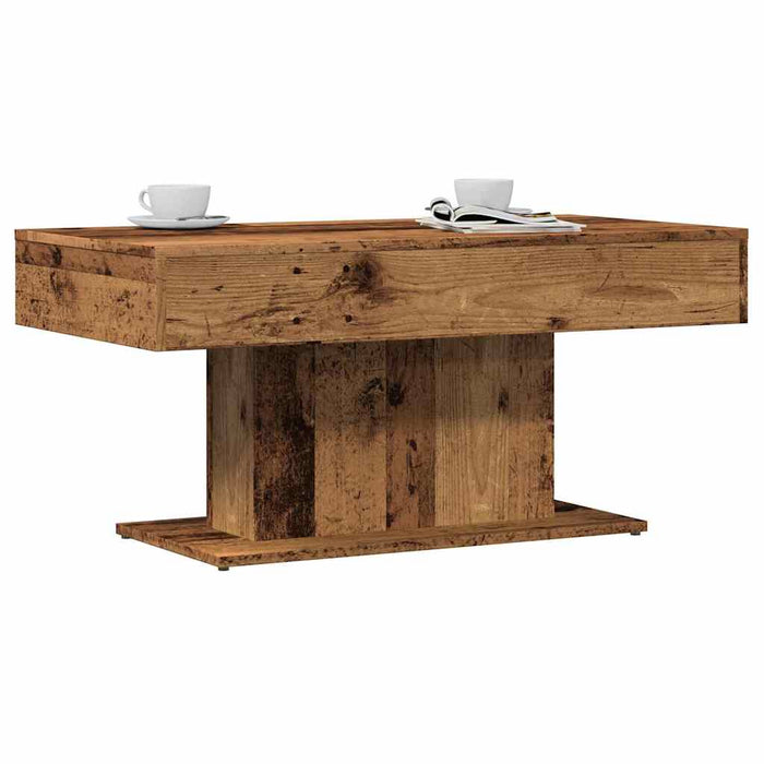 Masă de cafea din lemn vechi, 96x50x45 cm, lemn prelucrat - WALTI WALTI