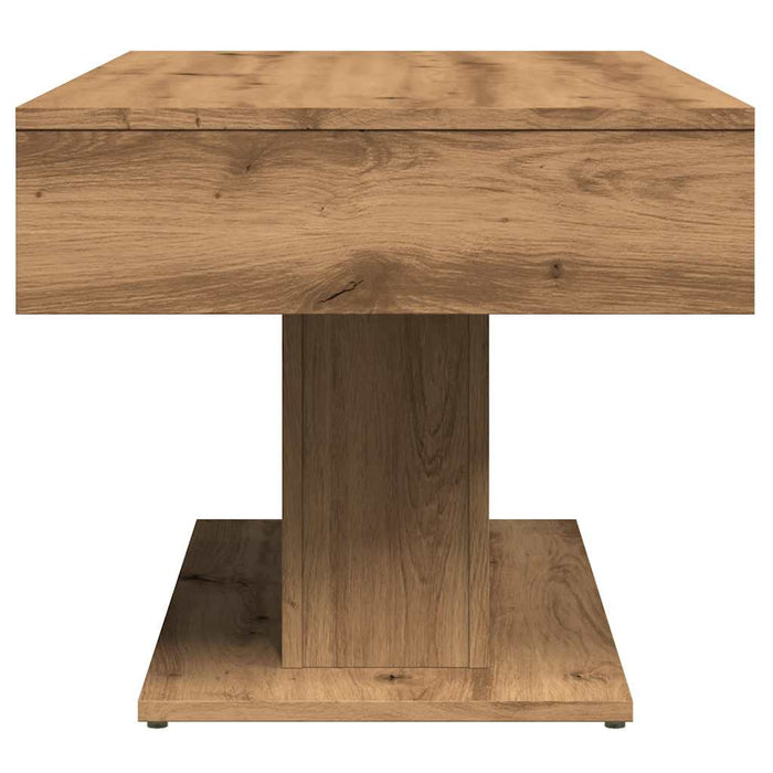 Masă de cafea stejar artizanal 96x50x45 cm lemn prelucrat - WALTI WALTI