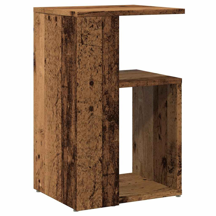 Masă laterală din lemn vechi 36x30x56 cm din lemn prelucrat - WALTI WALTI