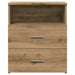 Noptiere, 2 buc., stejar artizanal, 50x32x60 cm, lemn prelucrat - WALTI WALTI