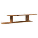 Raft TV cu montaj perete lemn vechi 125x18x23 cm lemn prelucrat - WALTI WALTI