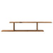 Raft TV cu montaj perete lemn vechi 125x18x23 cm lemn prelucrat - WALTI WALTI