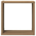 Rafturi de perete cub 2 buc. stejar artizanal, 30x15x30 cm lemn - WALTI WALTI