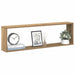 Rafturi de perete cub 2 buc. stejar artizanal 100x15x30 cm lemn - WALTI WALTI