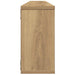 Rafturi perete cub, 4 buc., stejar artizanal 100x15x30 cm lemn - WALTI WALTI