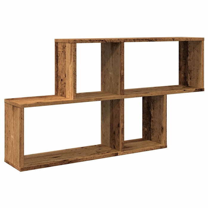 Raft de perete, lemn vechi, 100x18x53 cm, lemn prelucrat - WALTI WALTI