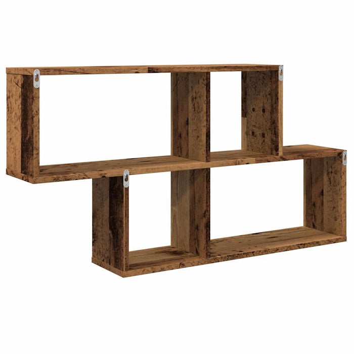 Raft de perete, lemn vechi, 100x18x53 cm, lemn prelucrat - WALTI WALTI