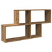 Raft de perete, stejar artizanal, 100x18x53 cm, lemn prelucrat - WALTI WALTI