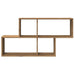 Raft de perete, stejar artizanal, 100x18x53 cm, lemn prelucrat - WALTI WALTI