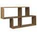 Raft de perete, stejar artizanal, 100x18x53 cm, lemn prelucrat - WALTI WALTI
