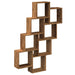Raft de perete cub, lemn vechi, 90x15x119,5 cm, lemn prelucrat - WALTI WALTI