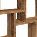 Raft de perete cub, lemn vechi, 90x15x119,5 cm, lemn prelucrat - WALTI WALTI