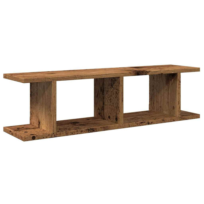 Rafturi de perete 2 buc. lemn vechi 75x18x20 cm, lemn prelucrat - WALTI WALTI