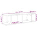 Rafturi de perete 2 buc. lemn vechi 75x18x20 cm, lemn prelucrat - WALTI WALTI