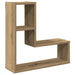 Rafturi de perete cub 2 buc. stejar artizanal, 50x15x50 cm lemn - WALTI WALTI