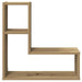 Rafturi de perete cub 2 buc. stejar artizanal, 50x15x50 cm lemn - WALTI WALTI