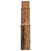 Raft de perete cub, lemn vechi, 80x15x78,5 cm, PAL - WALTI WALTI
