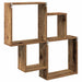 Raft de perete cub, lemn vechi, 80x15x78,5 cm, PAL - WALTI WALTI
