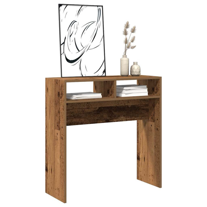 Masă consolă, Lemn vechi, 78x30x80 cm, PAL - WALTI WALTI