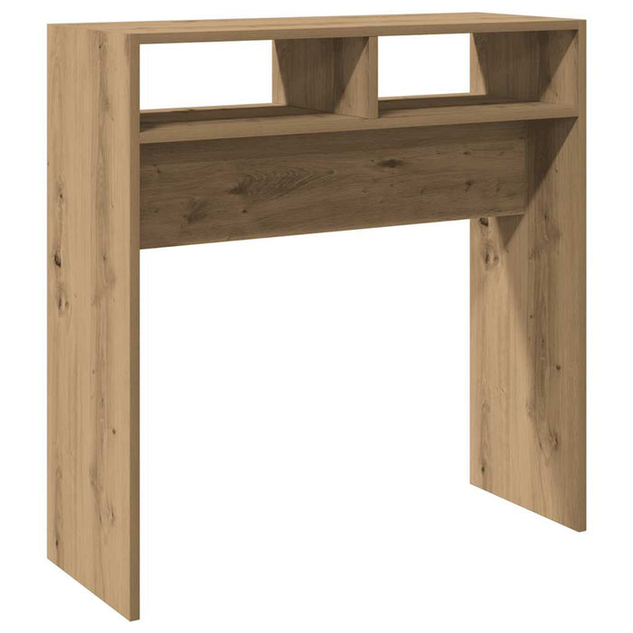 Măsuță consolă, stejar artizanal, 78x30x80 cm, lemn prelucrat - WALTI WALTI