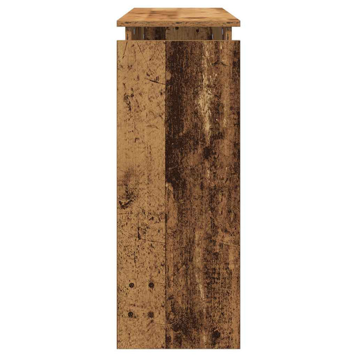 Masă consolă, lemn vechi, 102x30x80 cm, PAL - WALTI WALTI