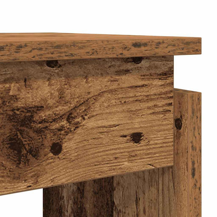 Masă consolă, lemn vechi, 102x30x80 cm, PAL - WALTI WALTI