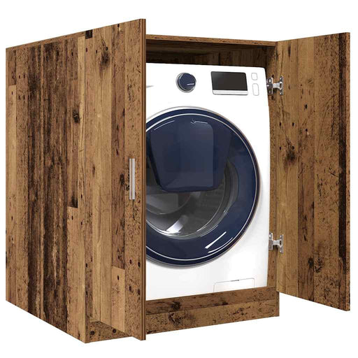 Dulap mașină de spălat, lemn vechi, 70,5x71,5x91,5 cm - WALTI WALTI