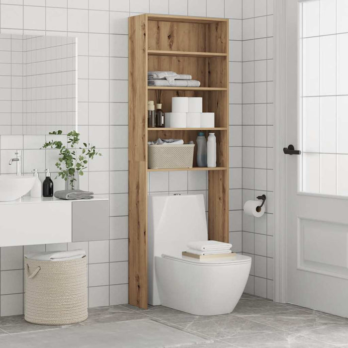 Dulap mașina de spălat, Stejar artizanal, 64x24x190 cm - WALTI WALTI