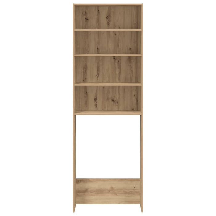 Dulap mașina de spălat, Stejar artizanal, 64x24x190 cm - WALTI WALTI