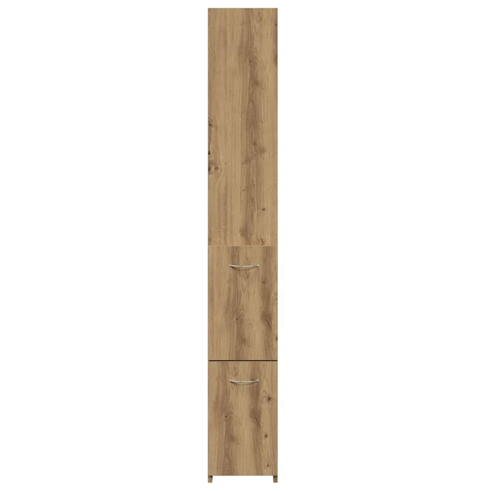 Dulap pentru baie stejar artizanal 25x25x170 cm lemn prelucrat - WALTI WALTI