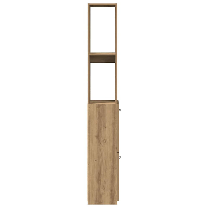 Dulap pentru baie stejar artizanal 25x25x170 cm lemn prelucrat - WALTI WALTI