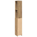Dulap pentru baie stejar artizanal 25x25x170 cm lemn prelucrat - WALTI WALTI
