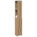 Dulap pentru baie stejar artizanal 25x25x170 cm lemn prelucrat - WALTI WALTI