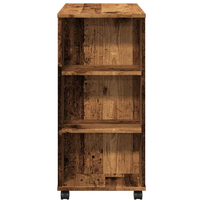Dulap cu roți, lemn vechi, 60x35x75 cm, lemn prelucrat - WALTI WALTI