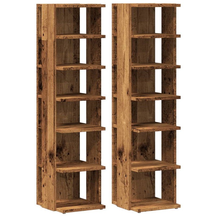 Pantofare, 2 buc., lemn vechi, 28x27x102 cm, lemn prelucrat - WALTI WALTI