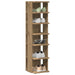 Pantofare 2 buc. stejar artizanal, 28x27x102 cm, lemn prelucrat - WALTI WALTI