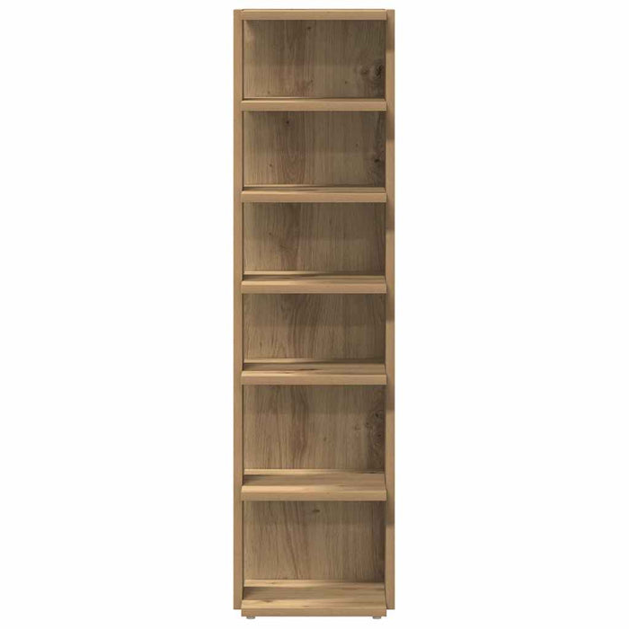 Pantofare 2 buc. stejar artizanal, 28x27x102 cm, lemn prelucrat - WALTI WALTI